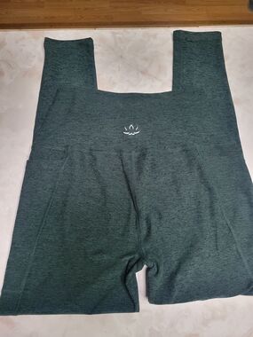 Beyond Yoga Spacedye Out of Pocket Leggings Green High Waist Size Medium